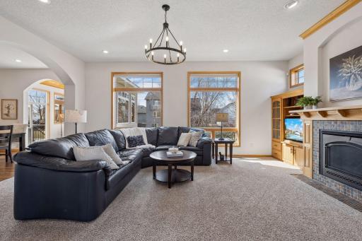 Large windows allow for tons of natural light