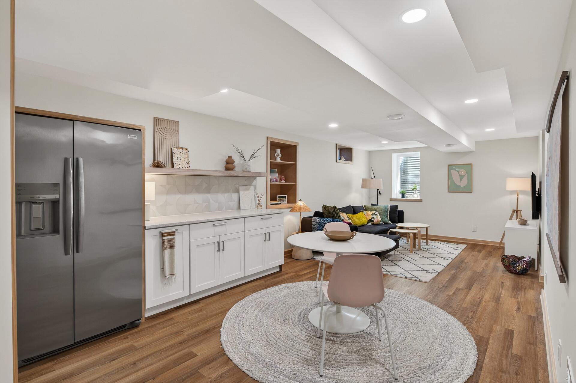 Remodeled Lower Level Family Room