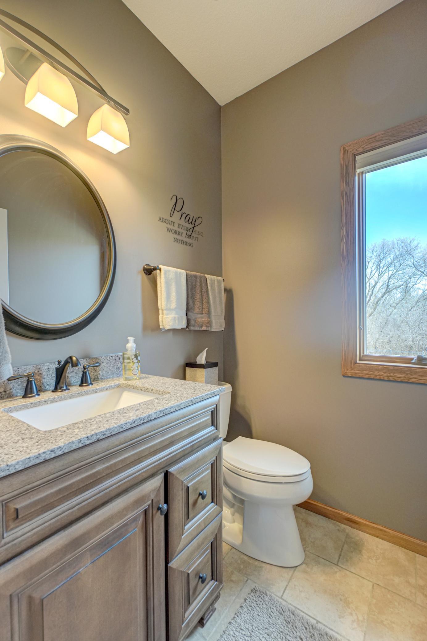 Conveniently located half bath on the main level!