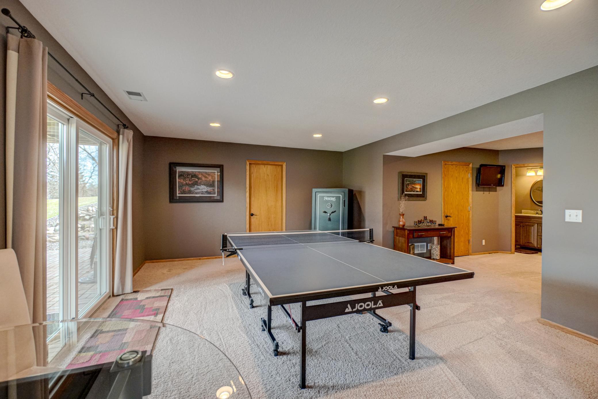 Lower level offers a flex space ready for storage or future 5th bedroom!