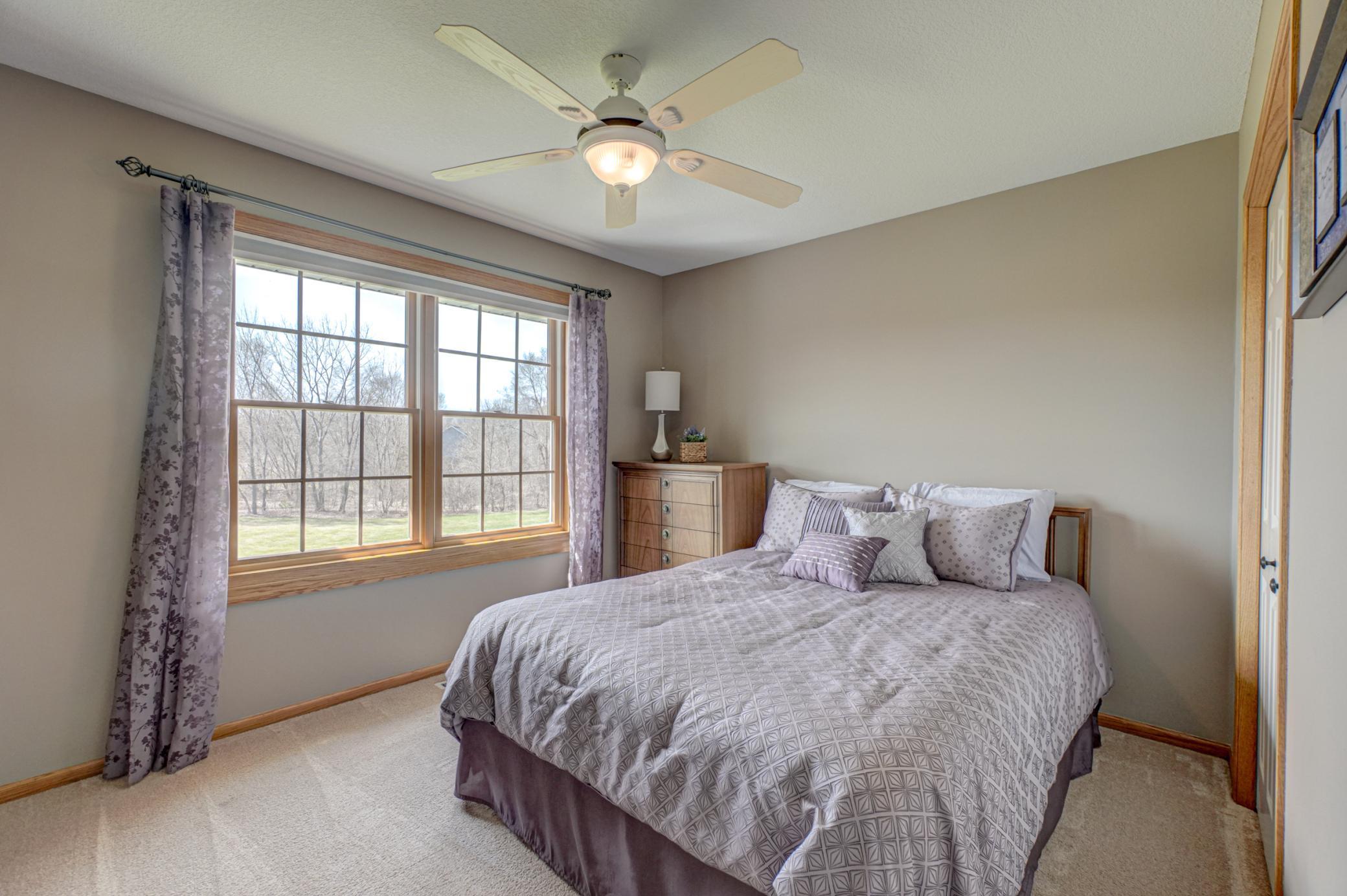 Third bedroom on the upper level offers and abundance of natural light!