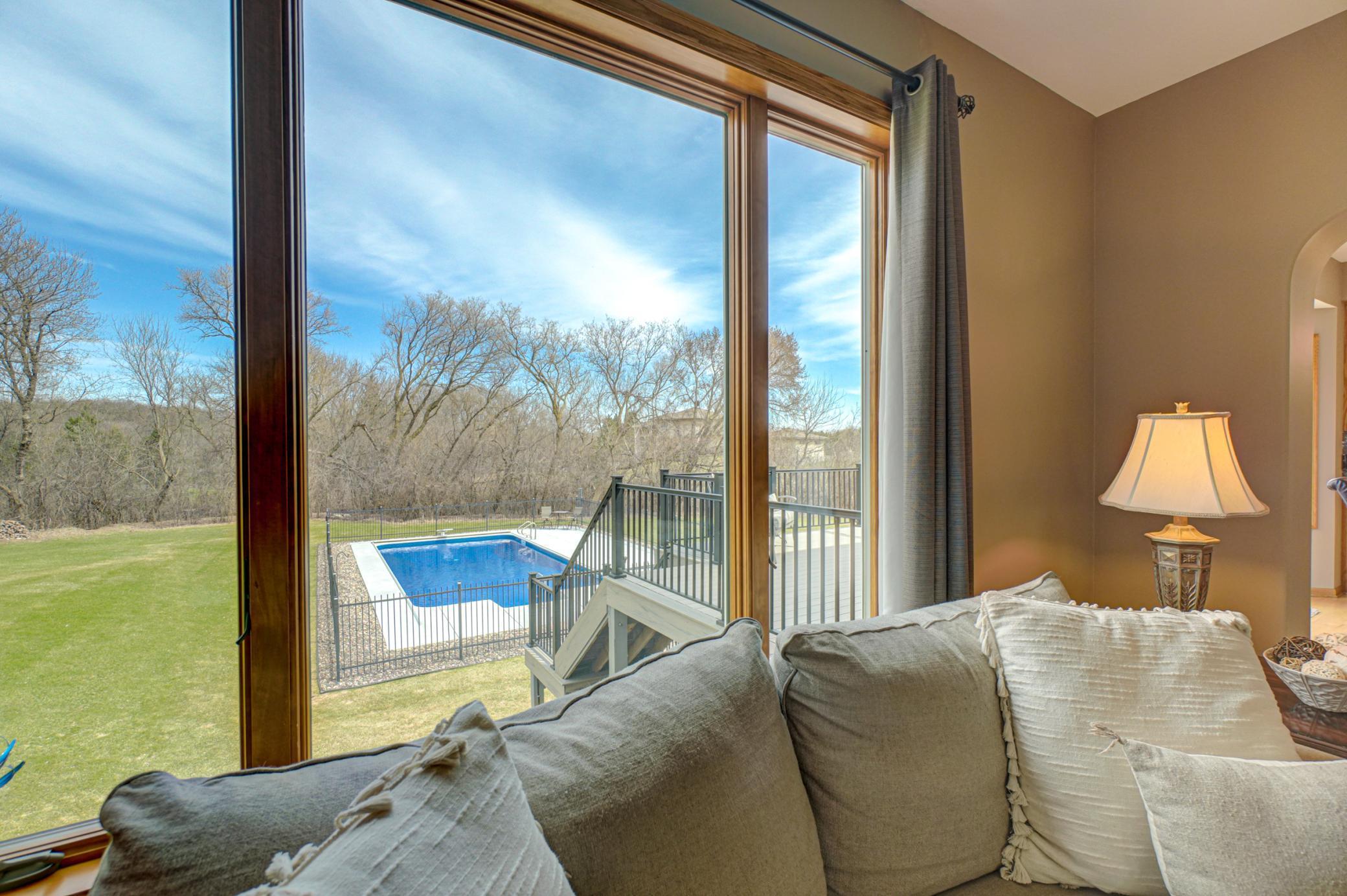 New Anderson windows installed in 2020 offer natural light and scenic private views