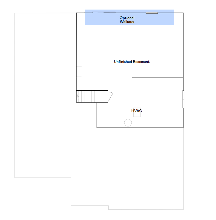 Basement floorplan.