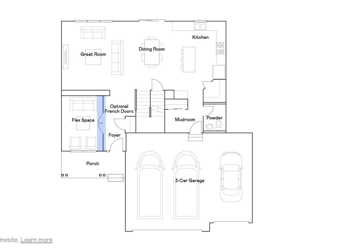 Main level floorplan