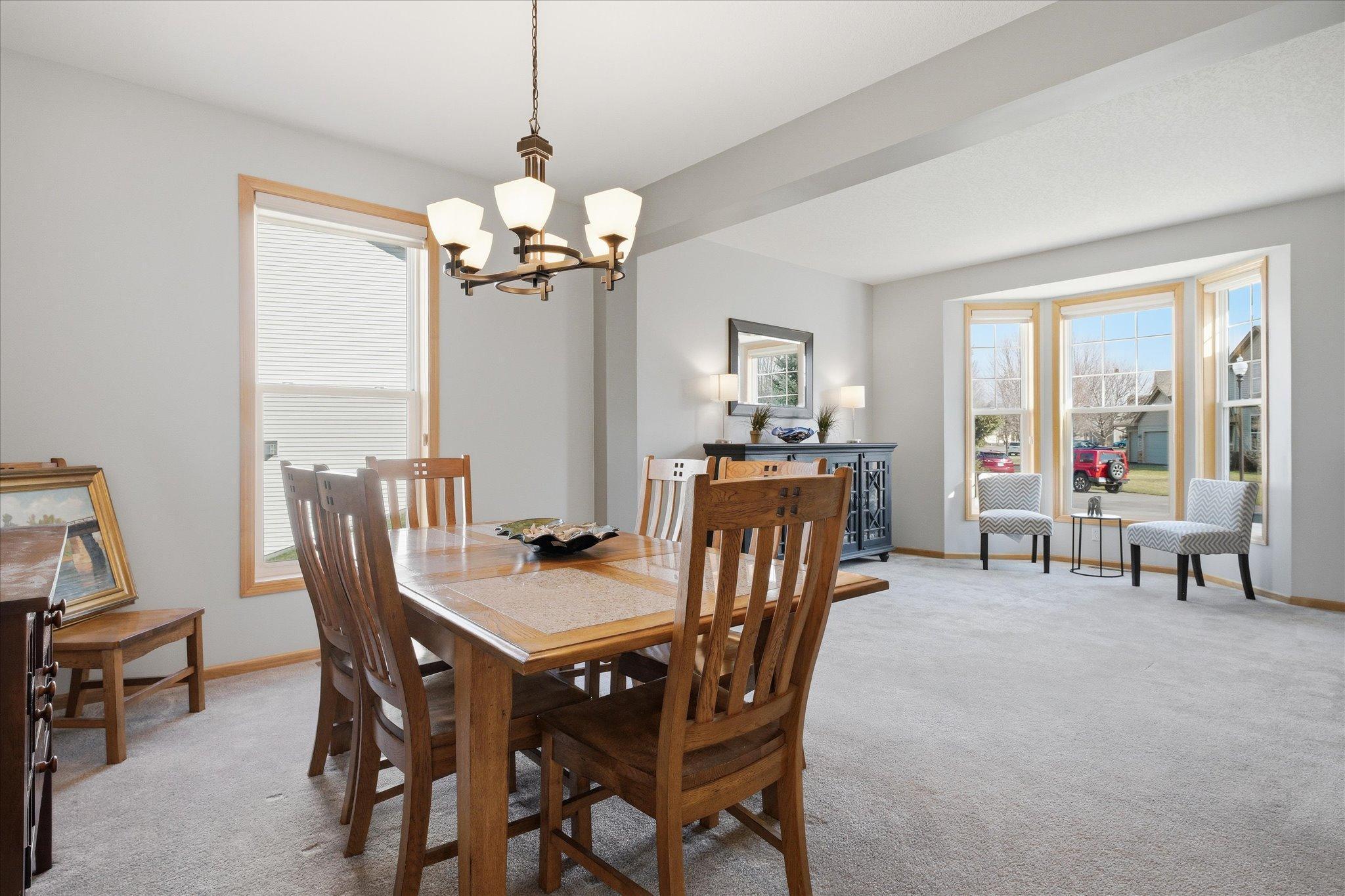 Main floor Formal Dining Room could be future office area