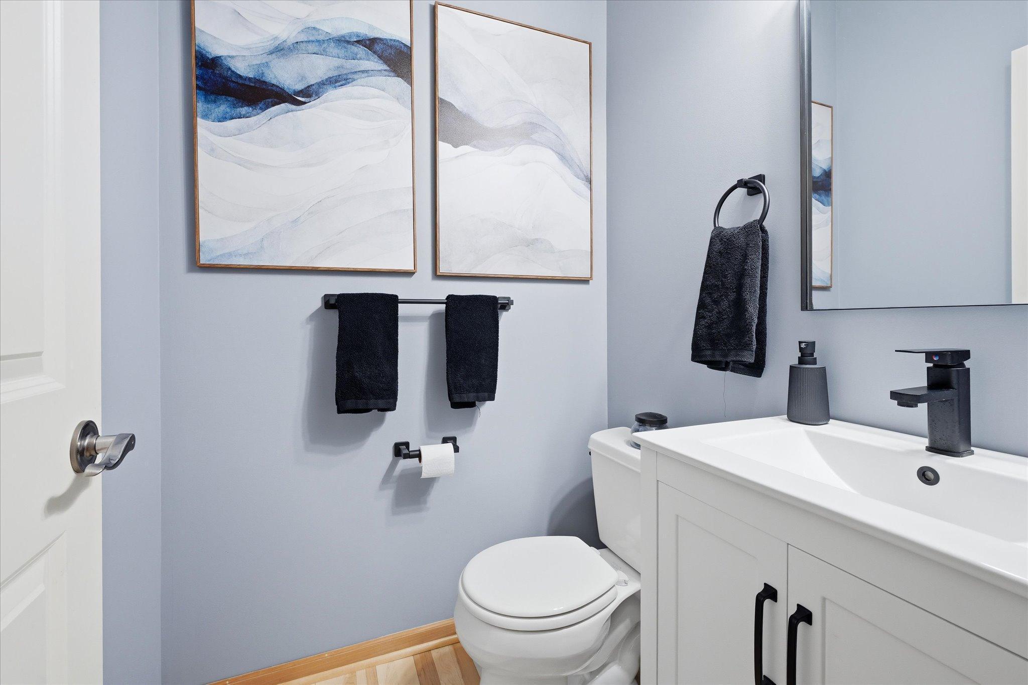 Main floor Powder Room/Half Bathroom