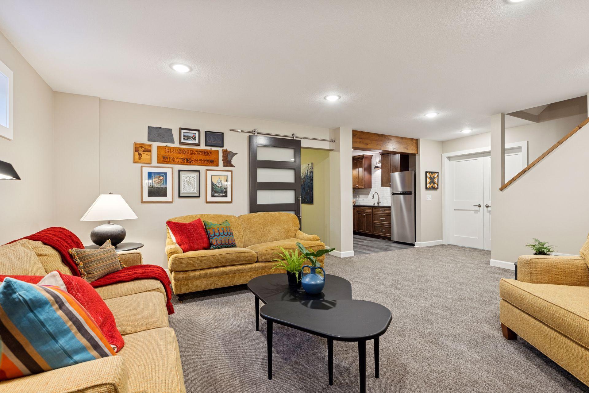 Lower Level with extensive storage options!