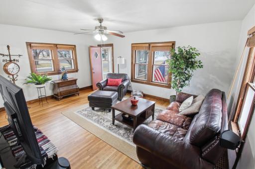 Abundant natural light with windows all around