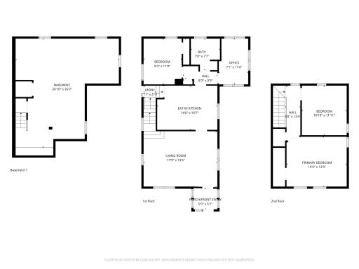 Full floor plan minus the oversized detached 2 car garage and deck.
