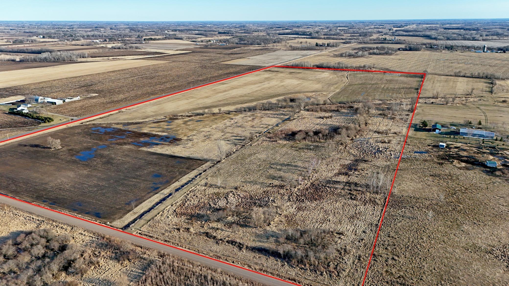 This photo shows both parcels being marketed as a single +/- 80. MLS #7050481 north and 7050335 south.