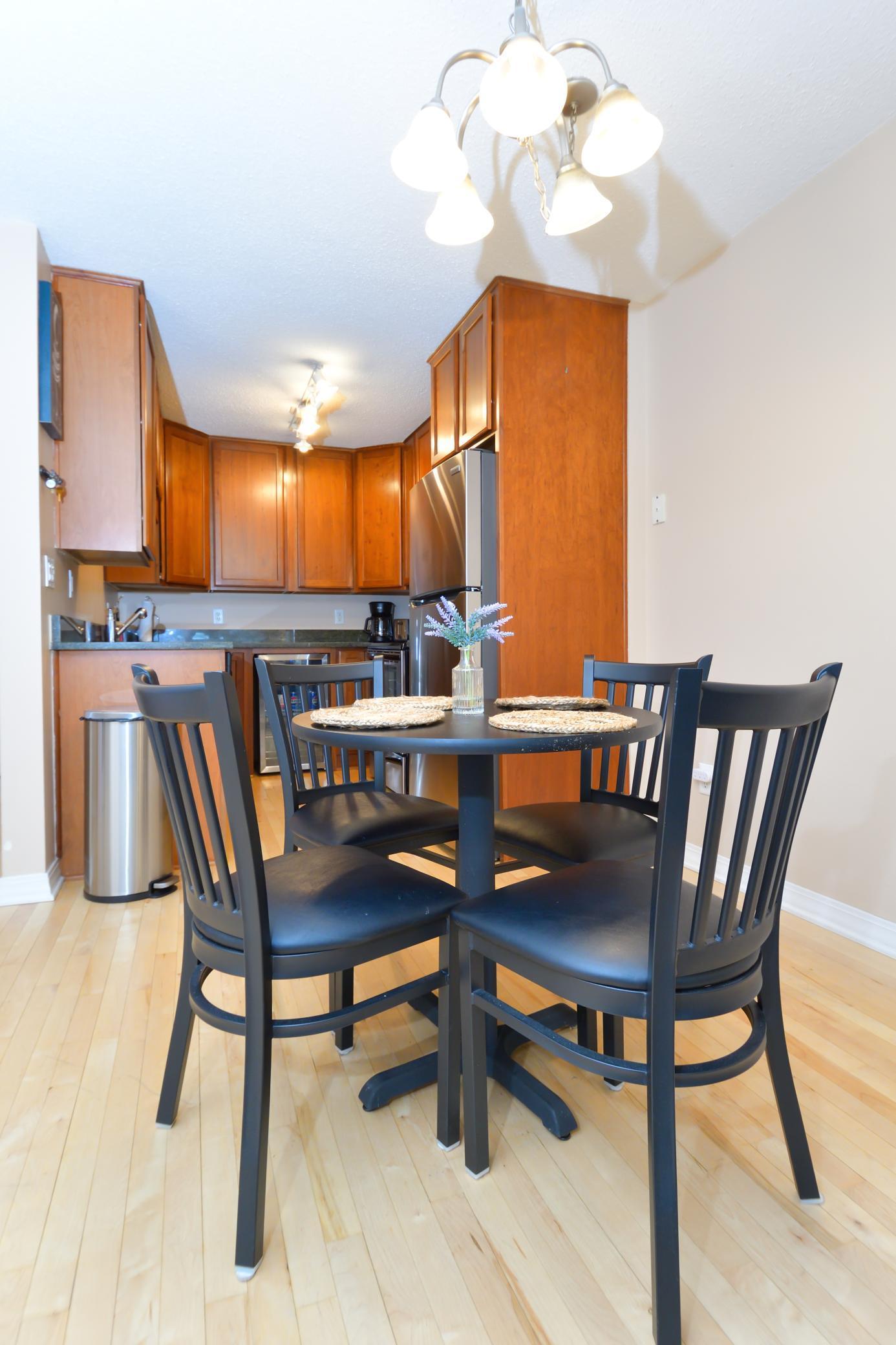 Charming informal dining space with room to gather