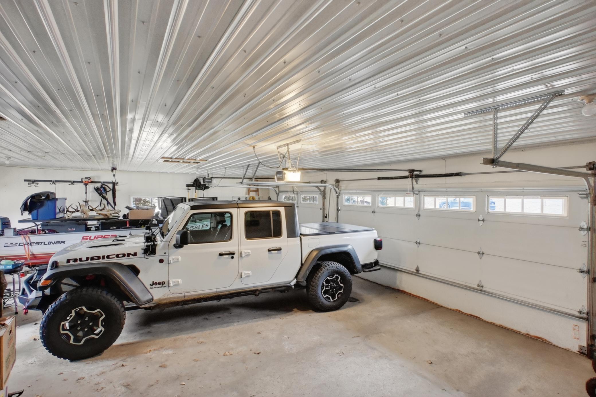 Insulated 3 car garage
