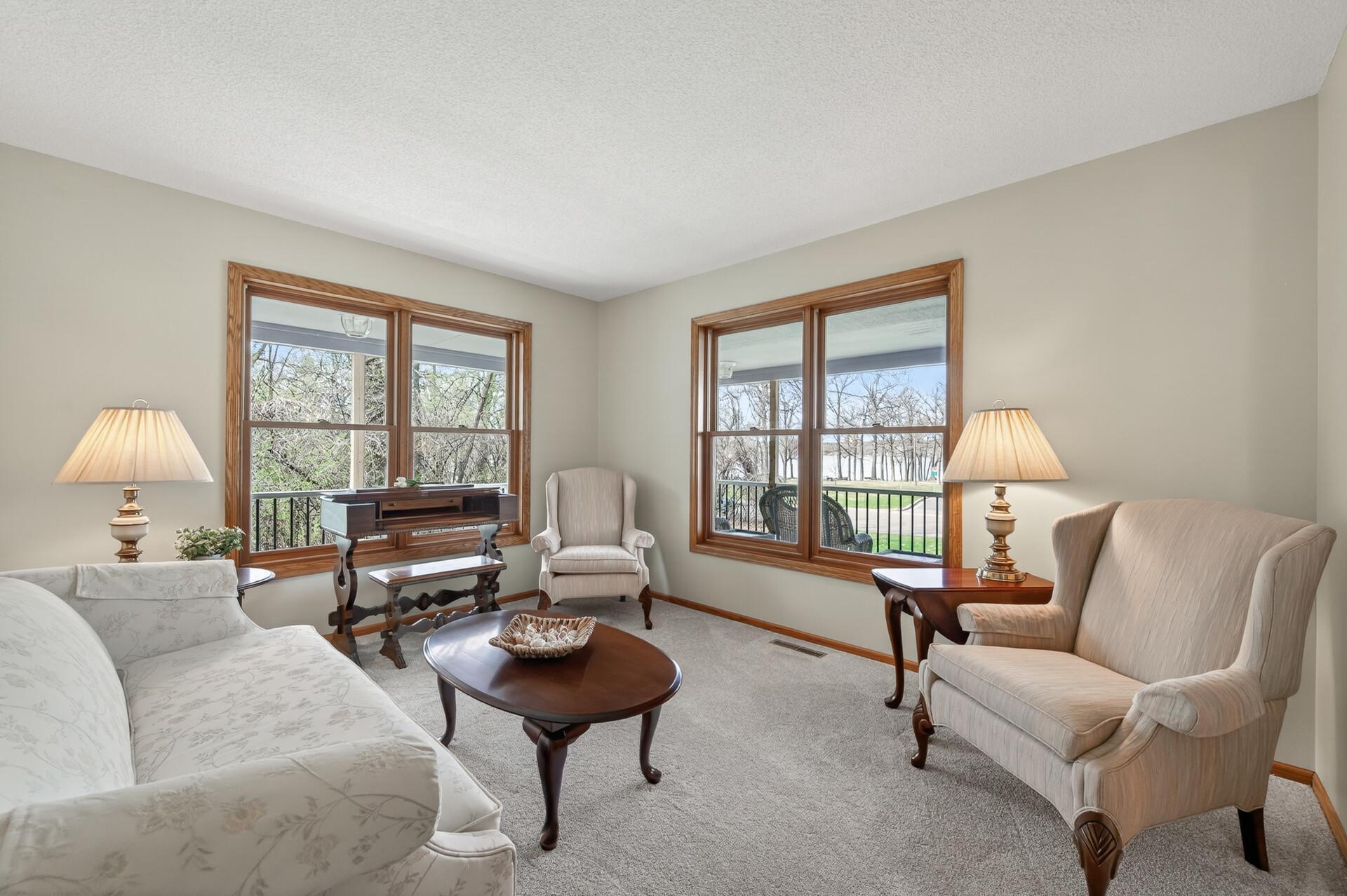 Formal Living views Lake