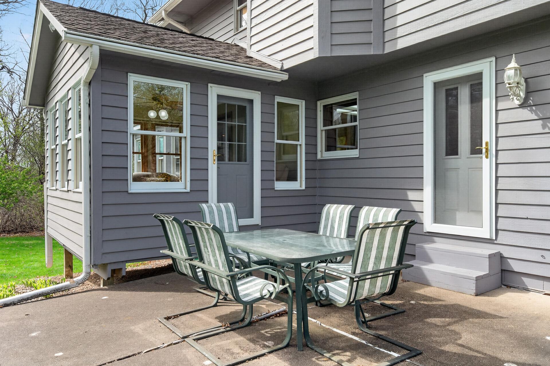 Spacious patio for gatherings