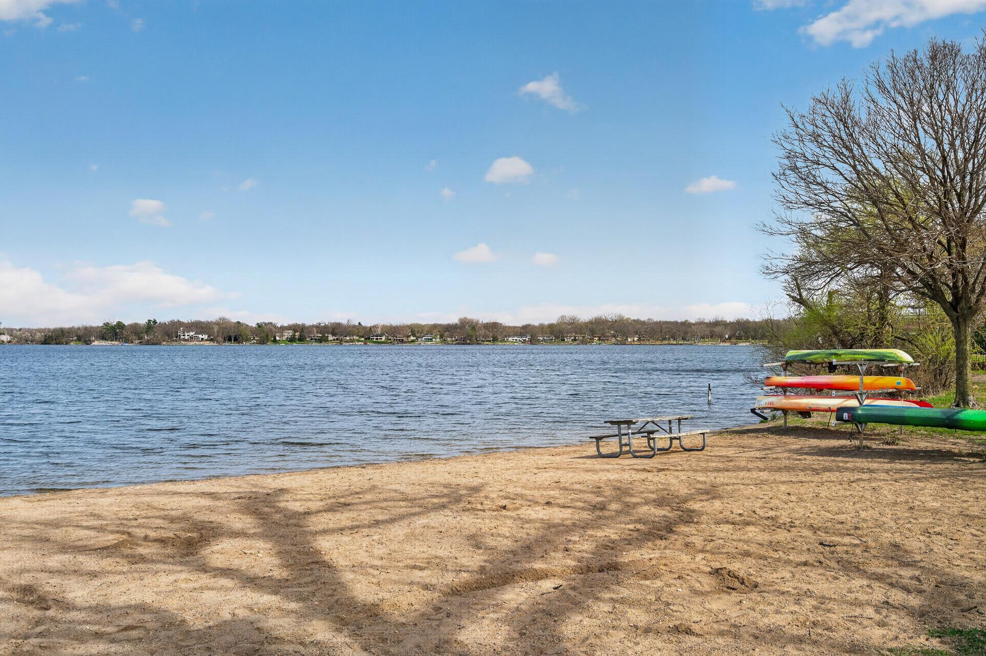 Orchard Lake beach