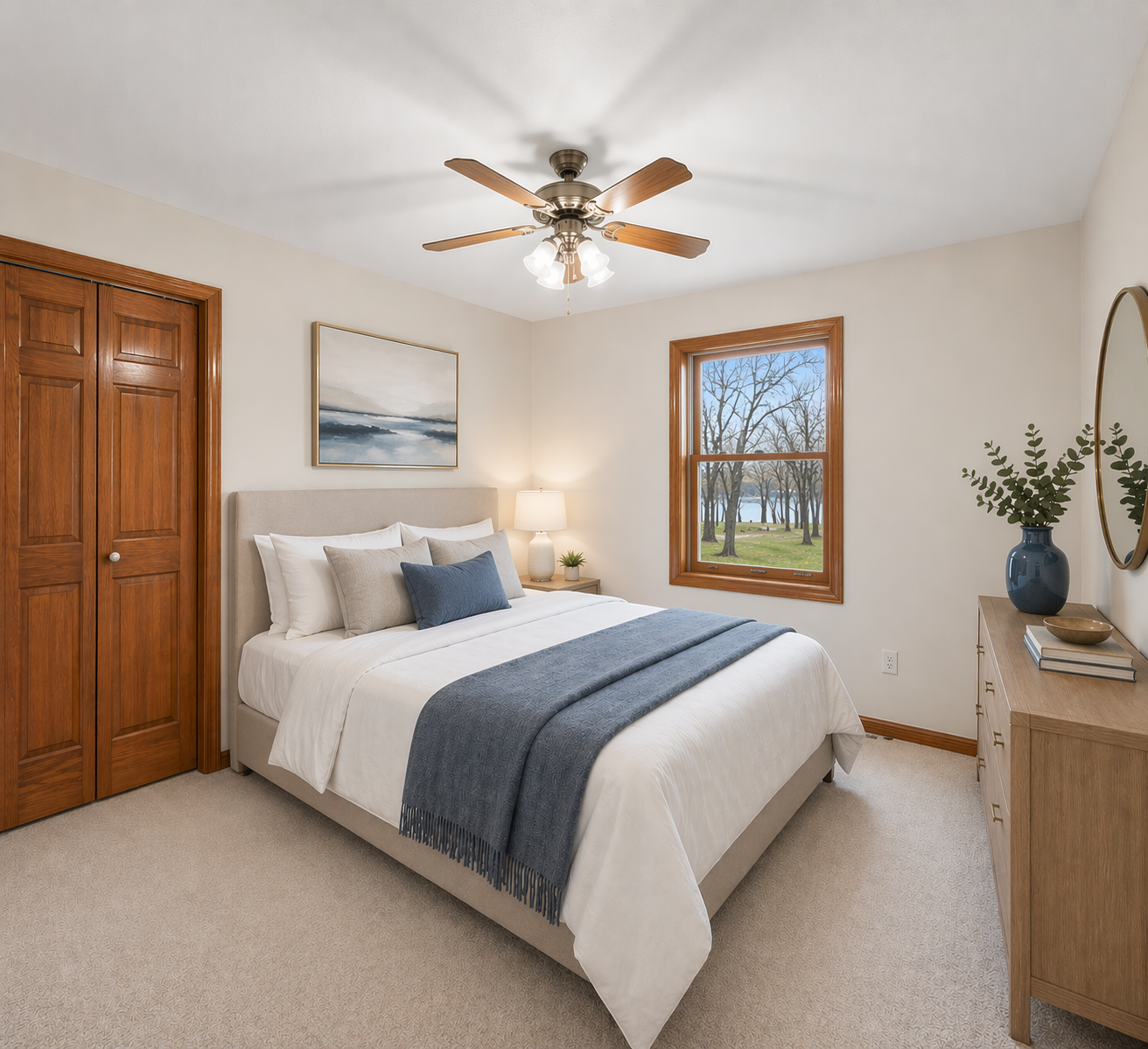 Bedroom #2 virtually staged