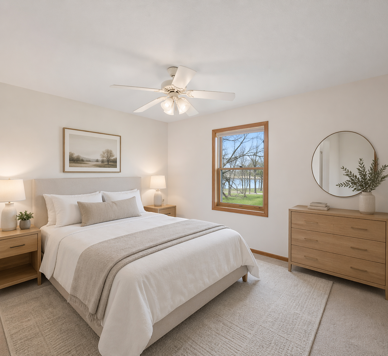 Bedroom #4 virtually staged