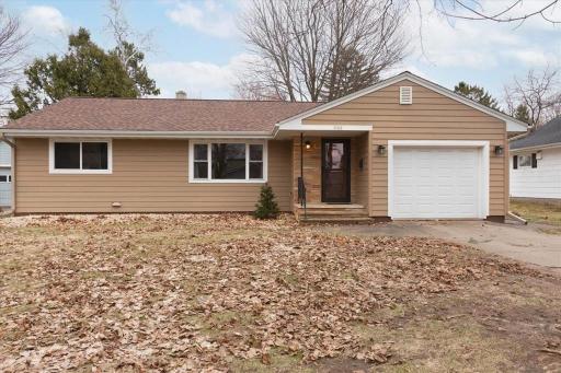 Home has a one car attached garage and a two car detached garage