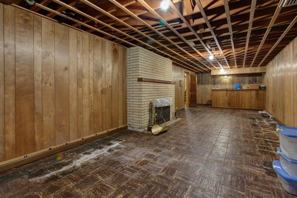 The lower level is ready for your finishing touches, with space for a large family room.