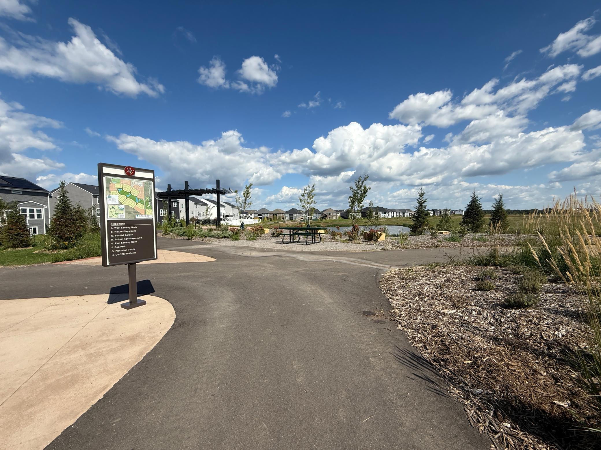Entrance to Amber Fields Park