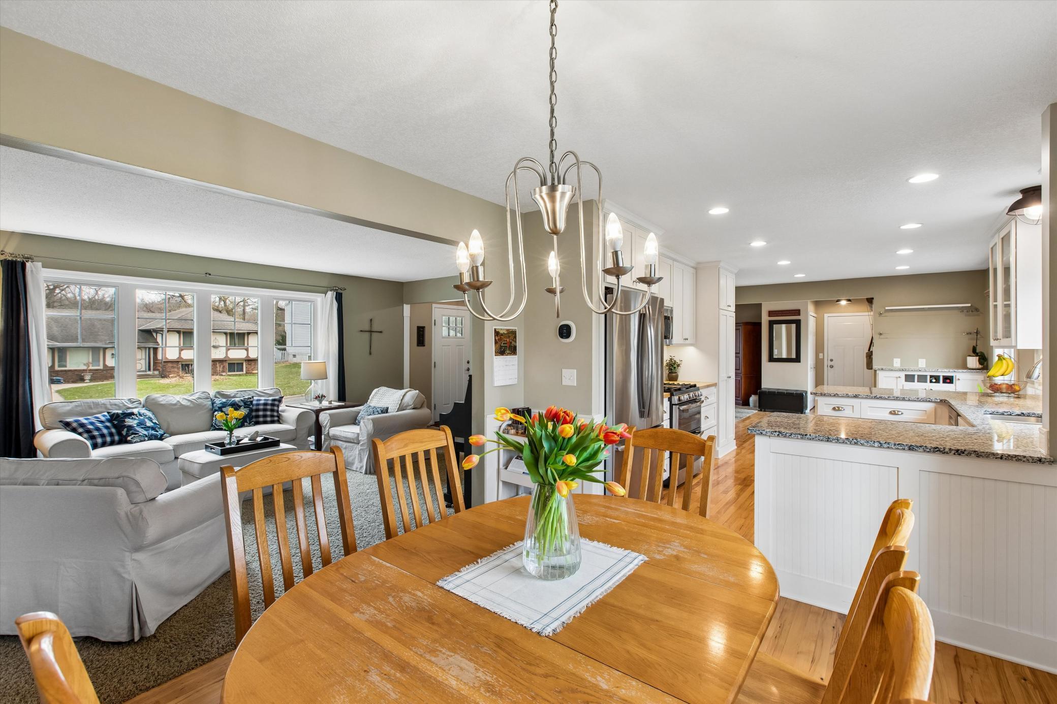 Open Layout - Living Room/Dining Room/Kitchen.