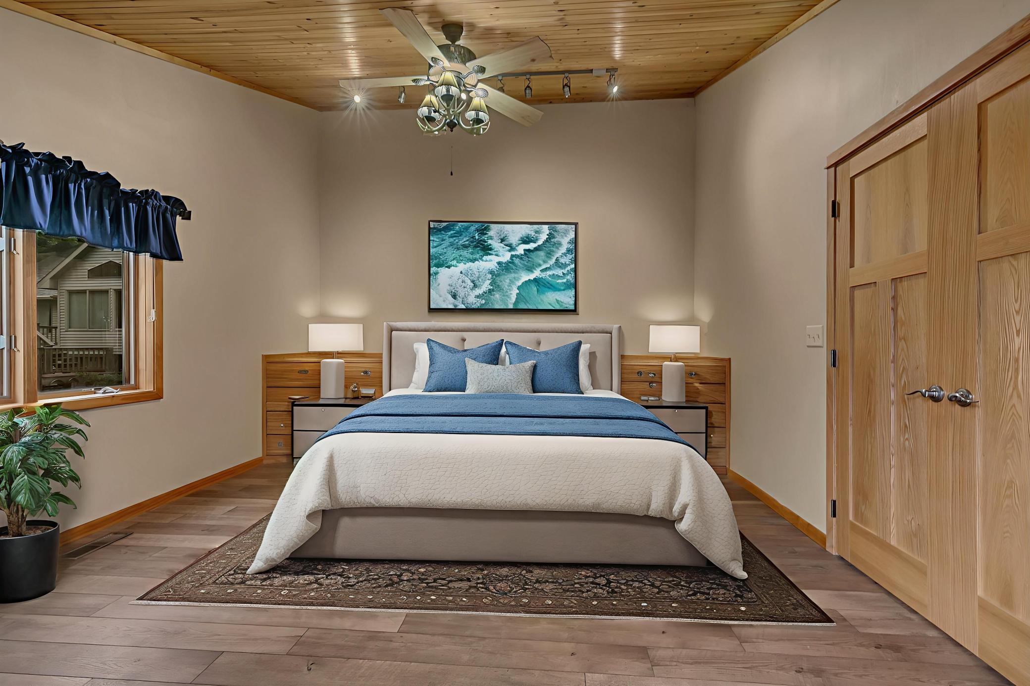 Bedroom virtual staged