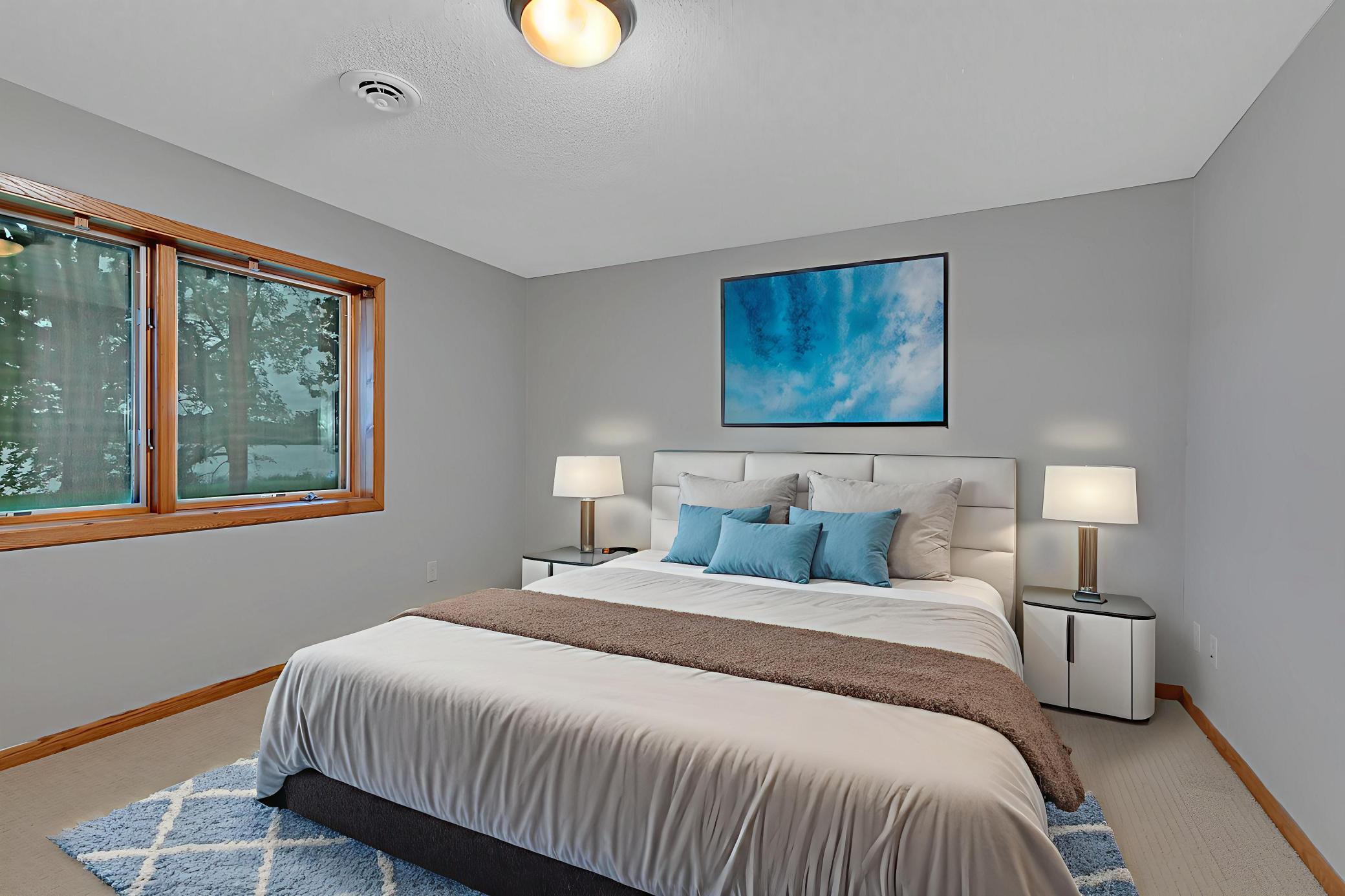 Bedroom - virtually staged