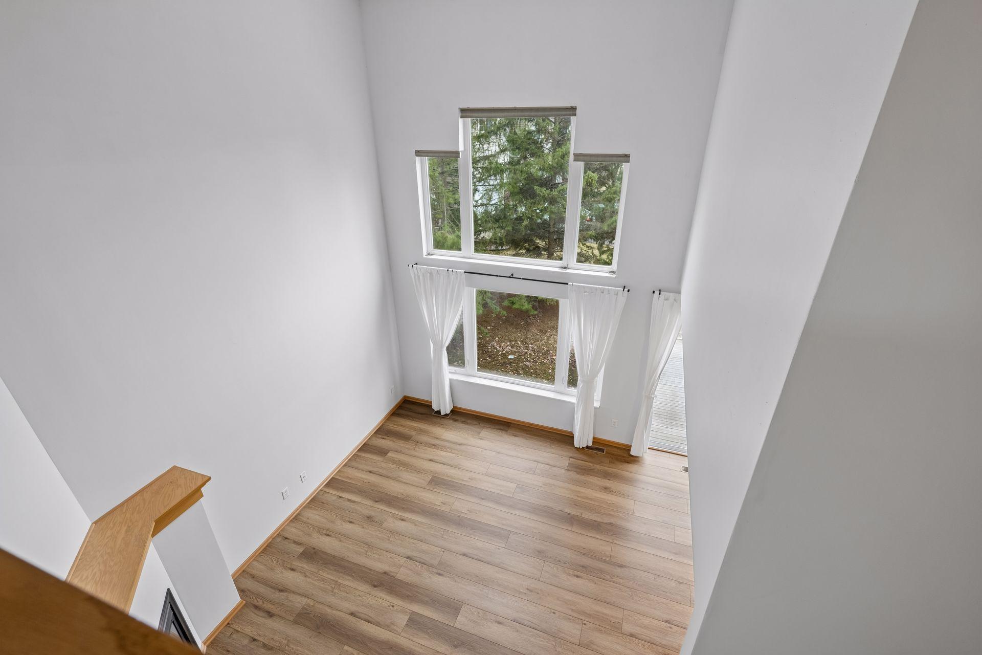 Just a fun view down into your living room. :-)