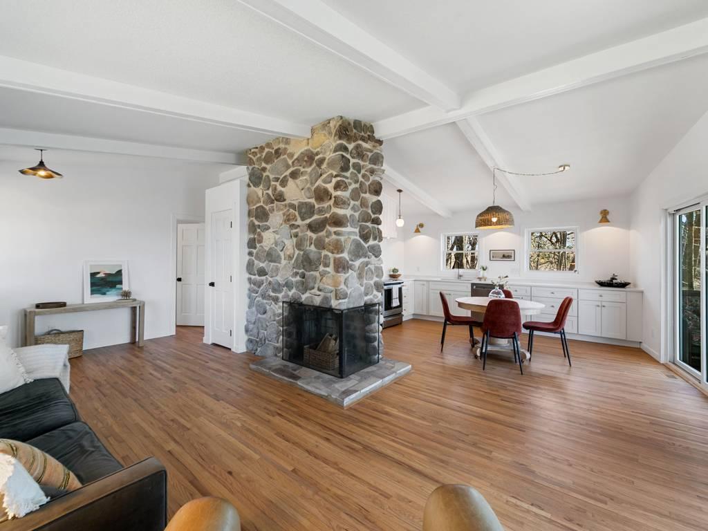 Gorgeous Stone Fireplace