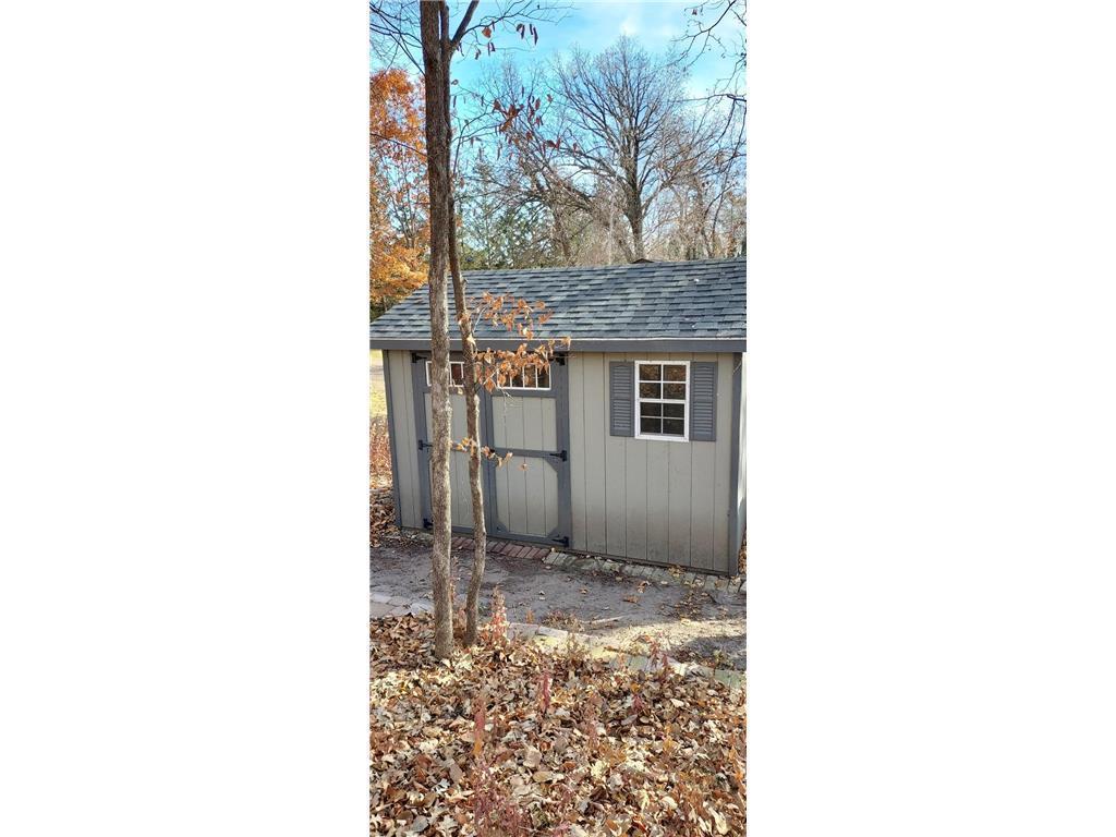 Shed down by the lake