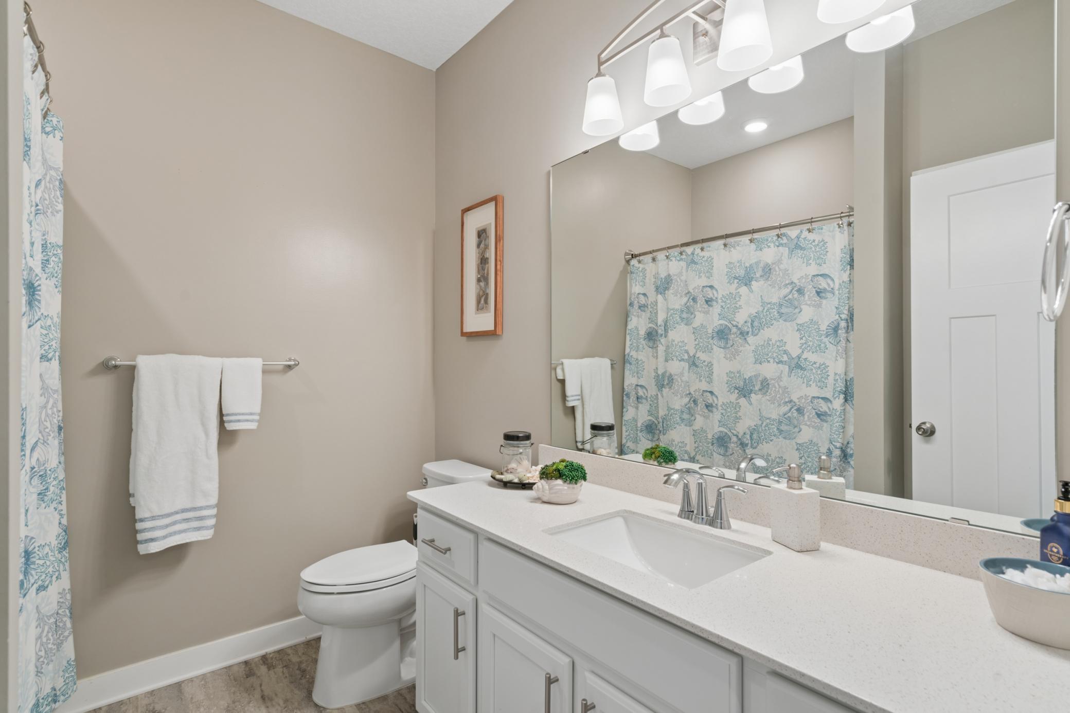 Jack and Jill bathroom main level