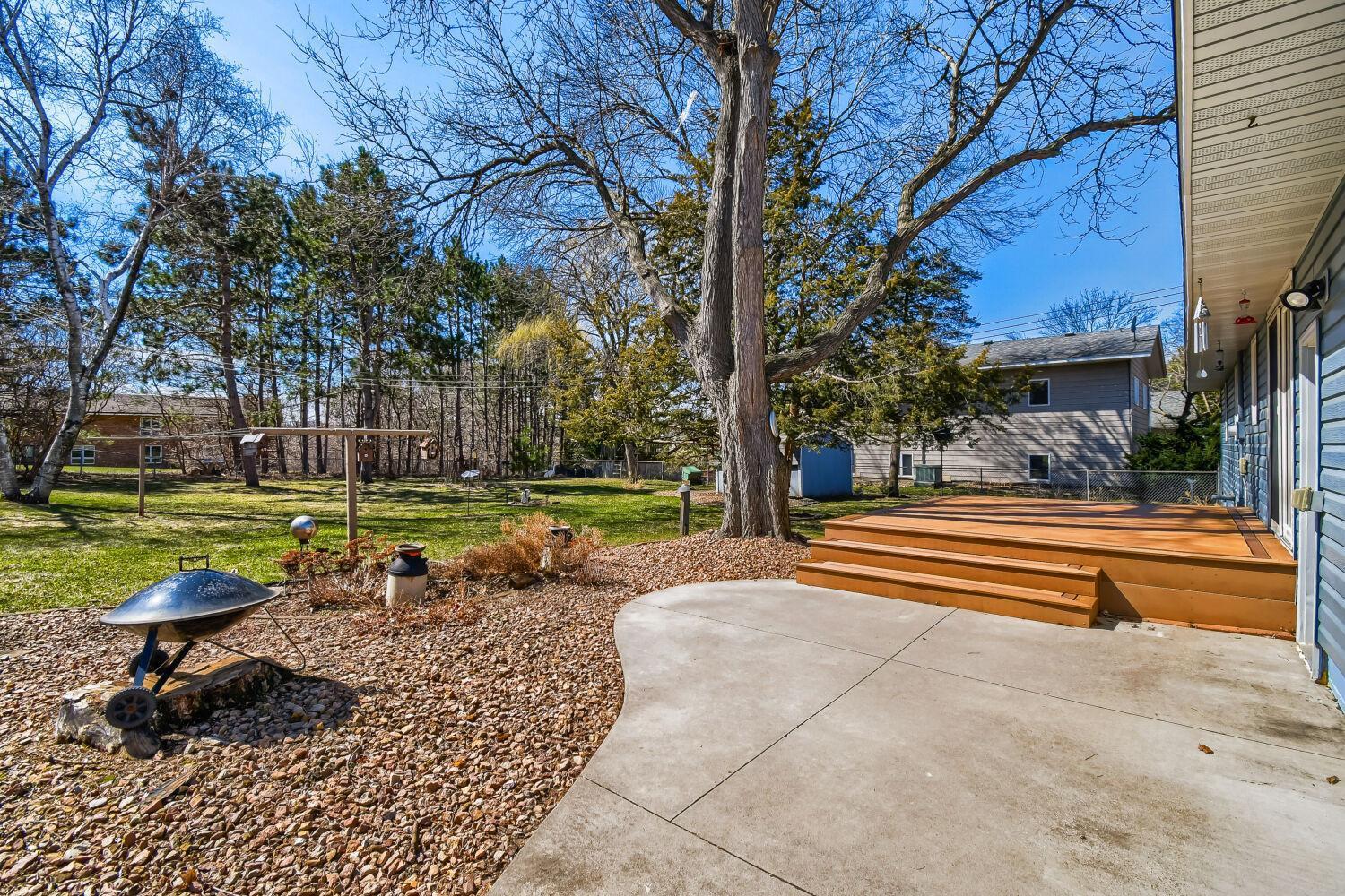 Back Yard, patio & deck