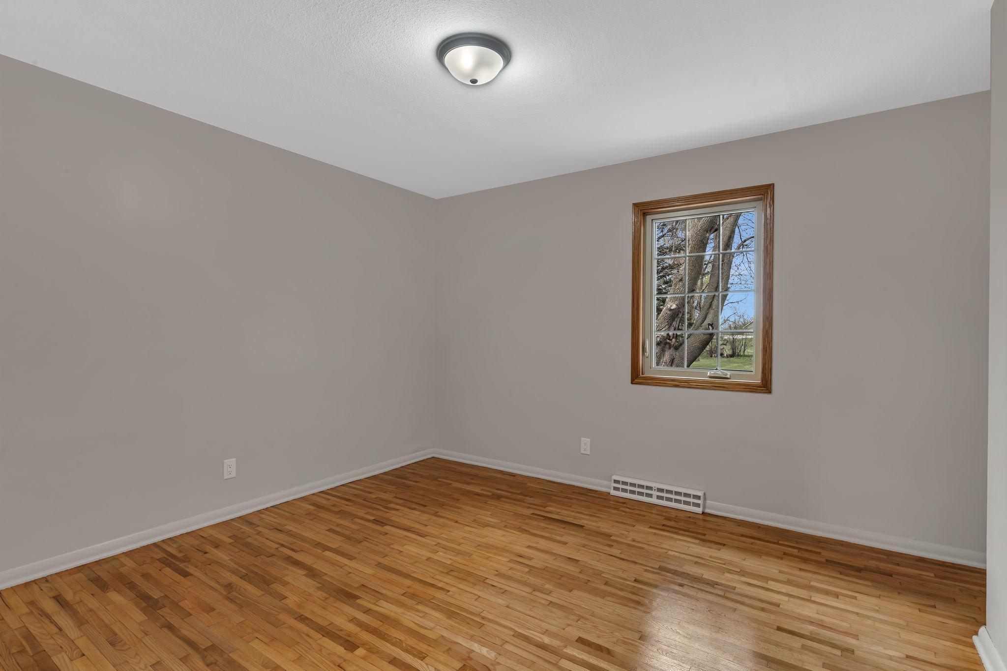 Refinished original hardwood floor