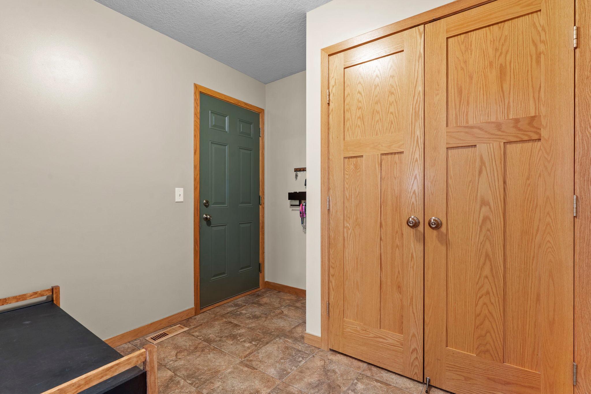 Main level mudroom