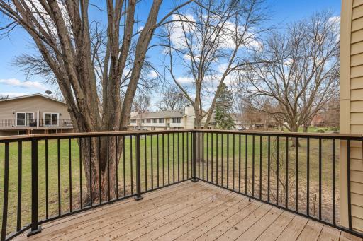 Large MF deck perfect for summer evenings