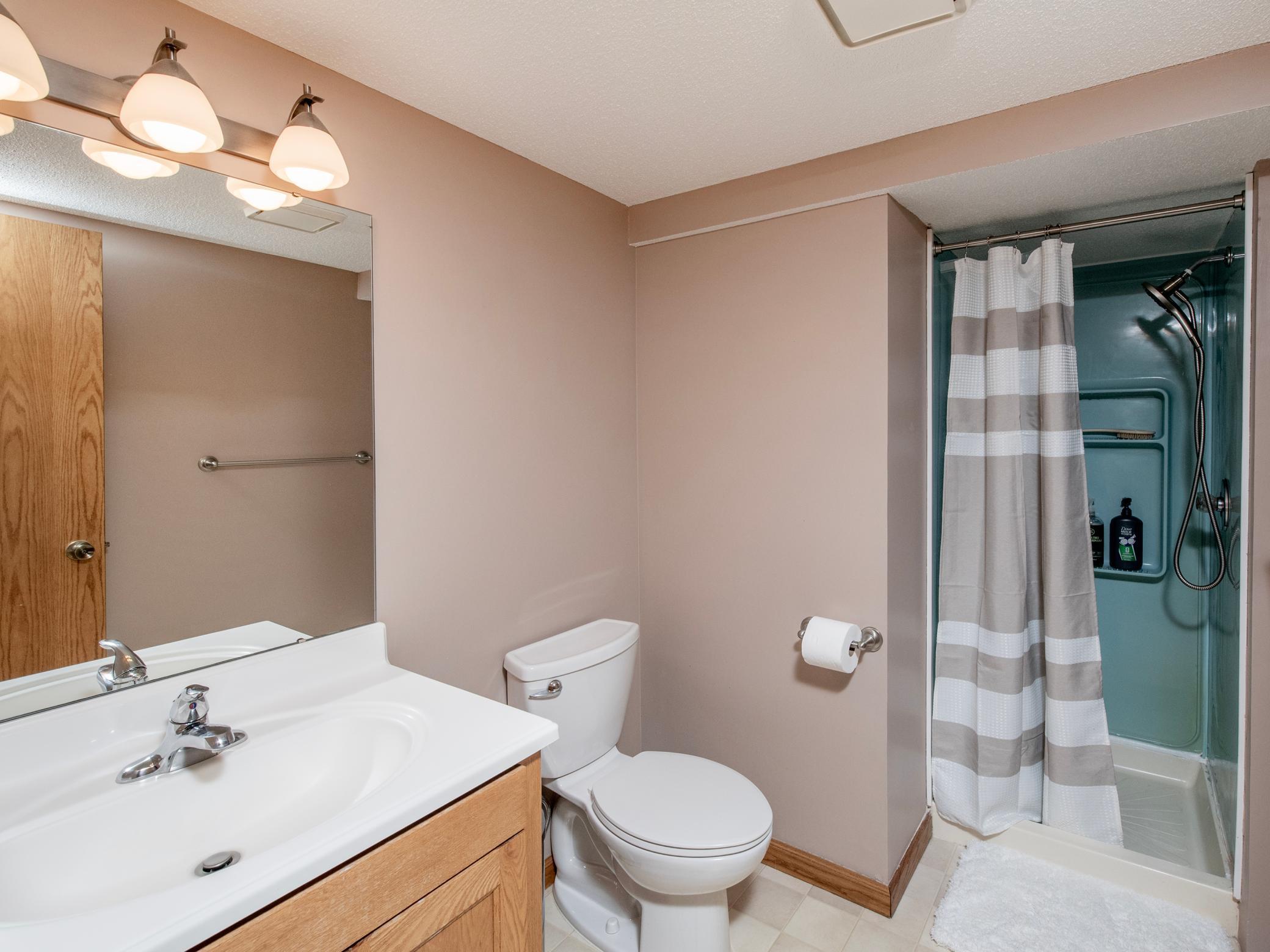 Lower level 3/4 Bathroom