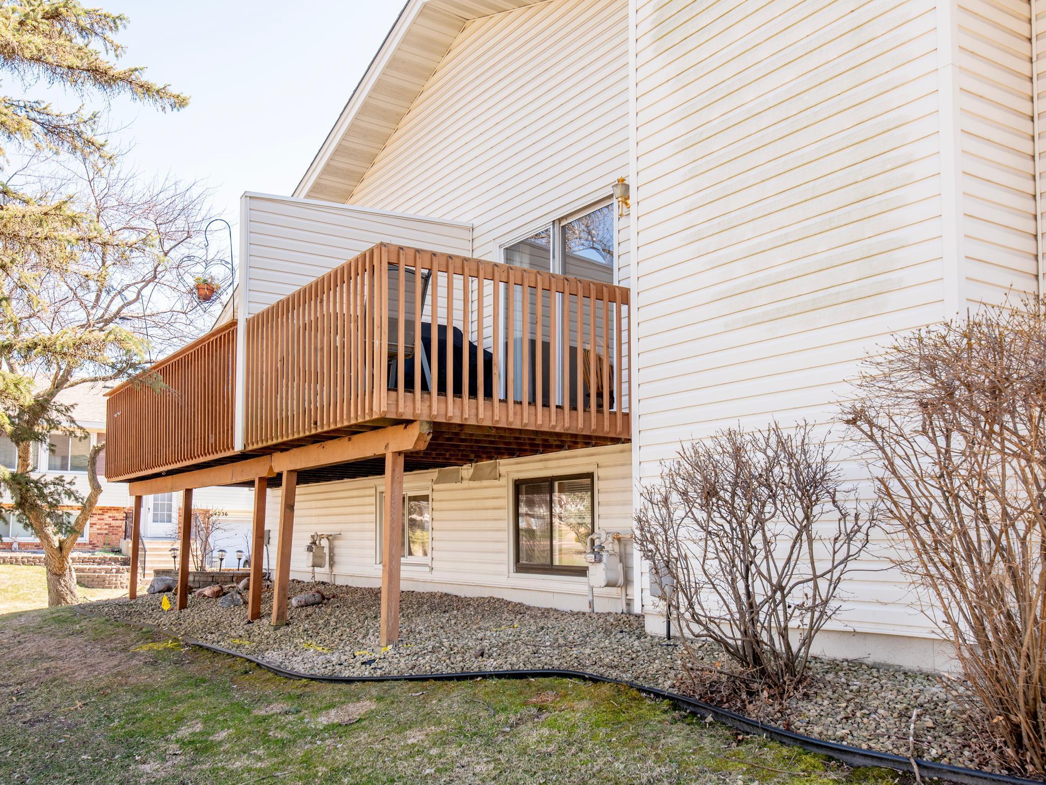 Deck for grilling and hanging out