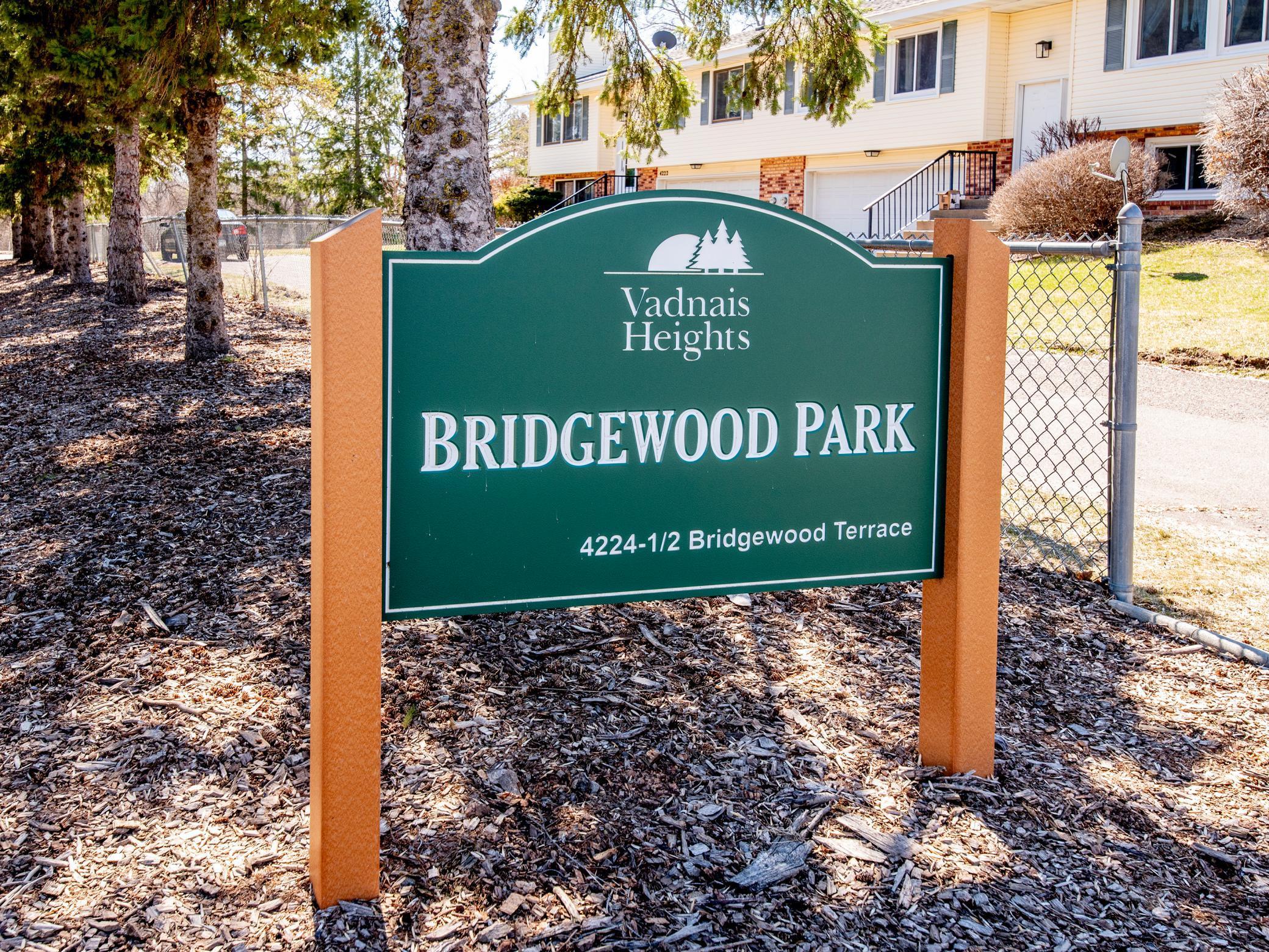 The home is right next to Bridgewood Park!