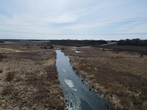 South Branch of the Vermillion River flows across the SW corner of the land