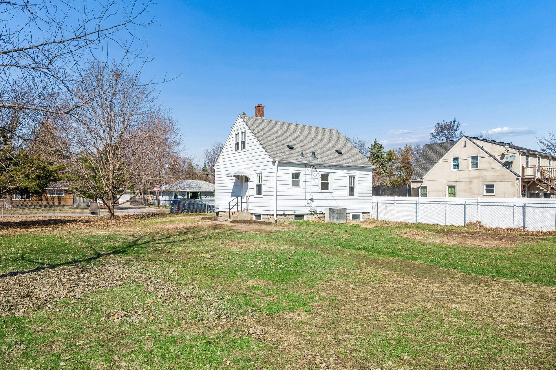 Back of house- Huge fenced Yard