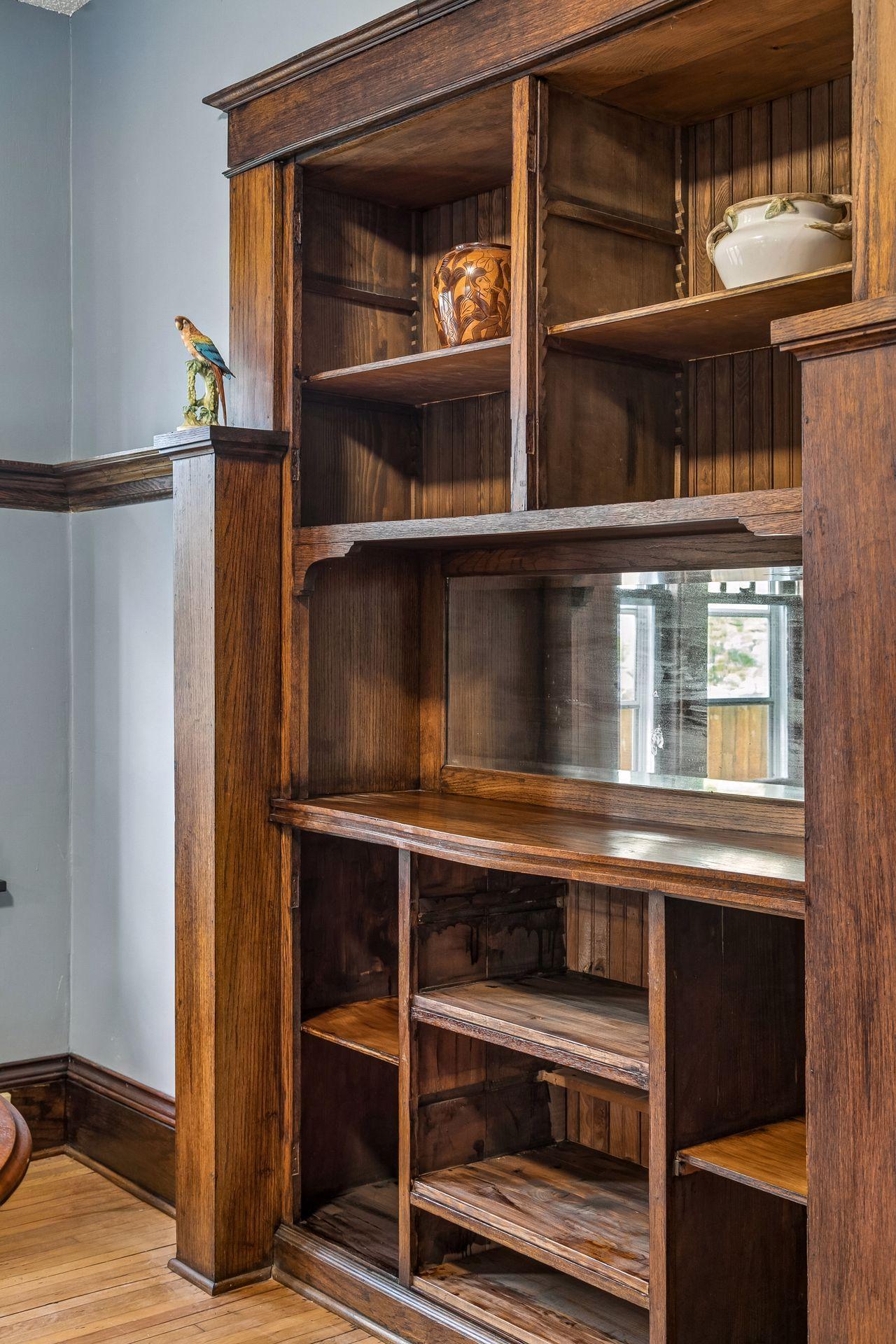 Thoughtful built-in details continue throughout, adding to the home’s charm.