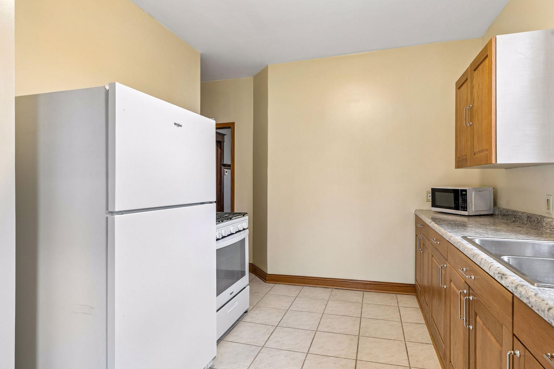All kitchen appliances are brand new, providing modern convenience.