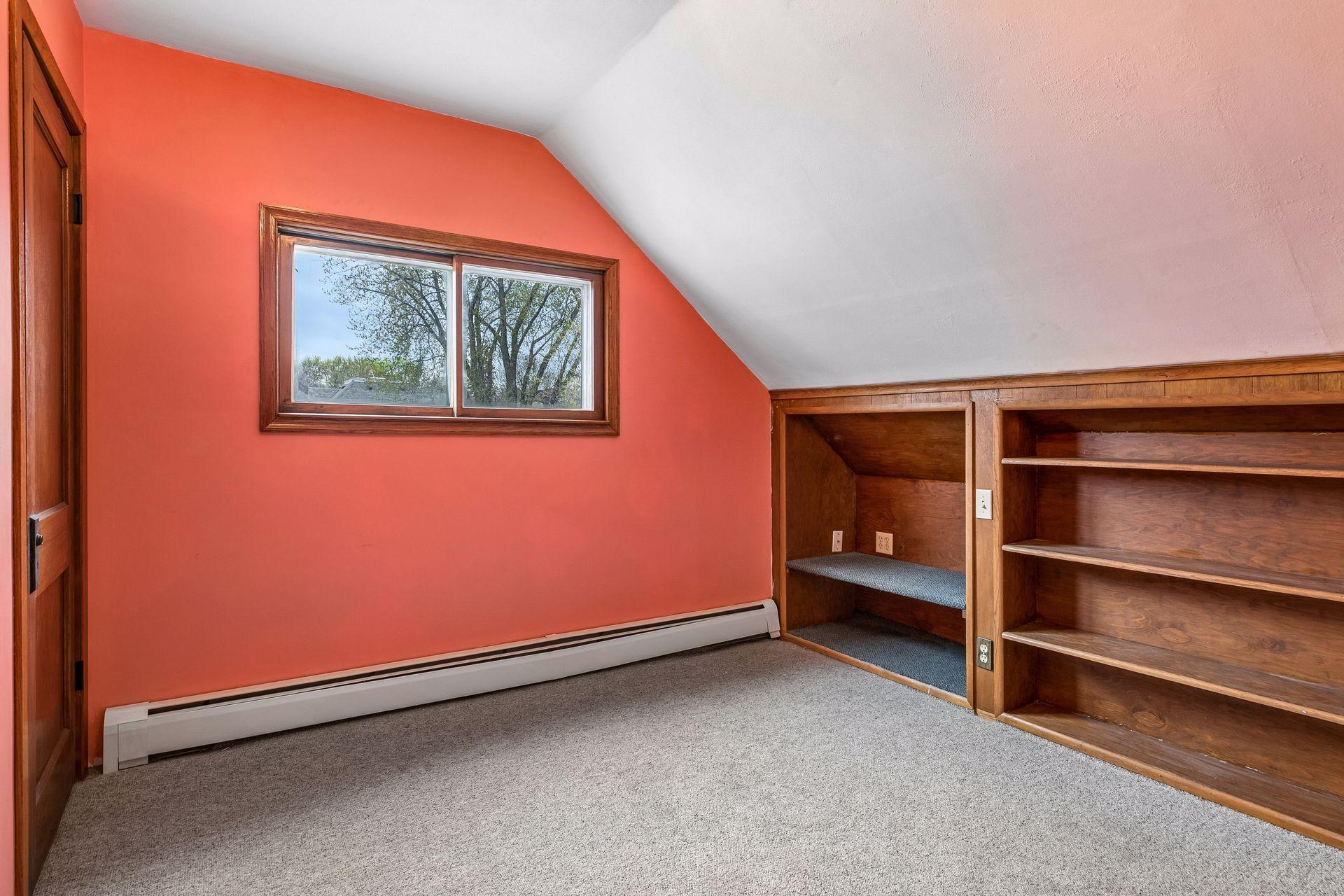 The third upper-level bedroom provides additional flexibility for a variety of needs.