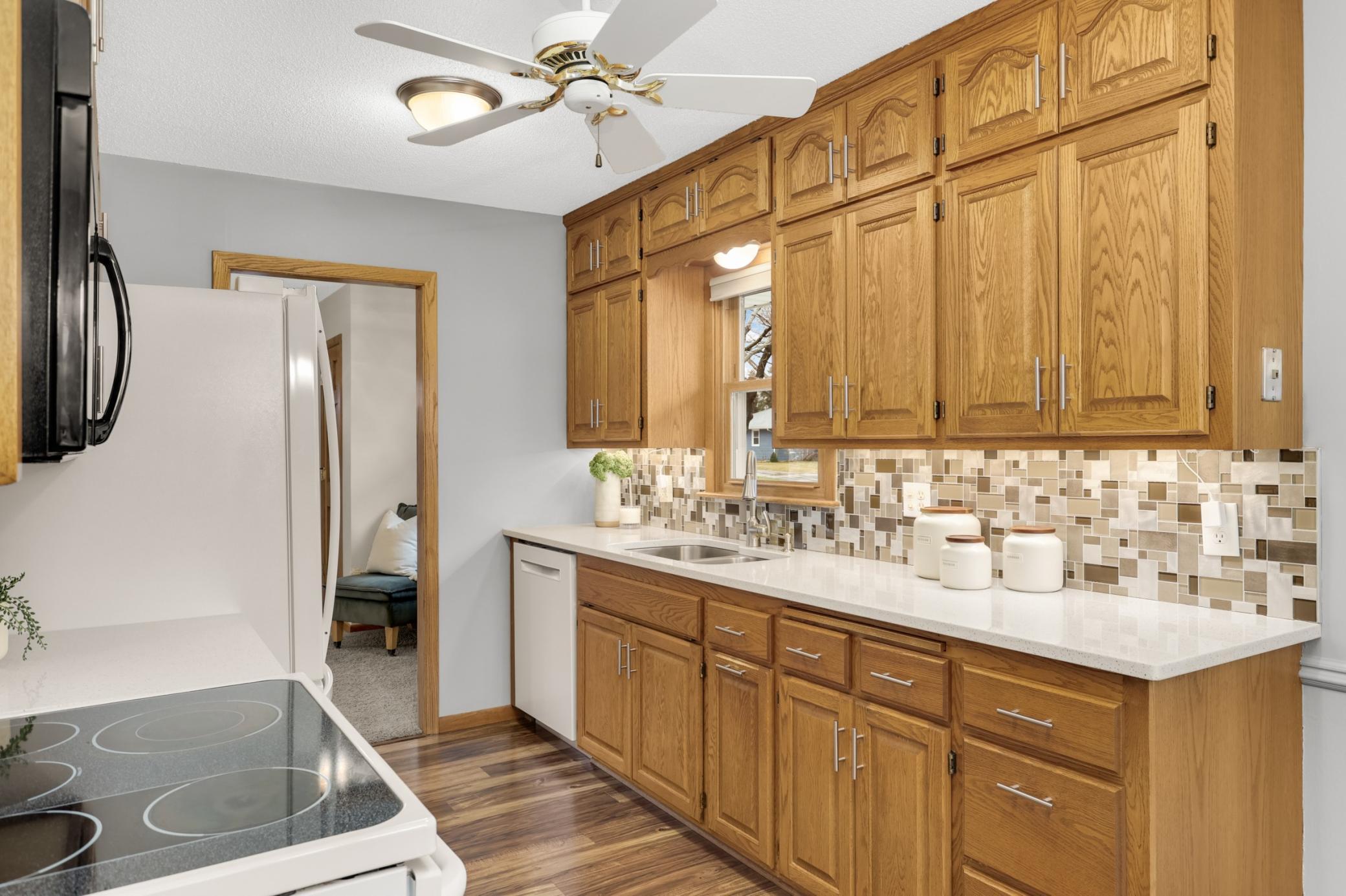 Great cabinet space for all your cooking accessories