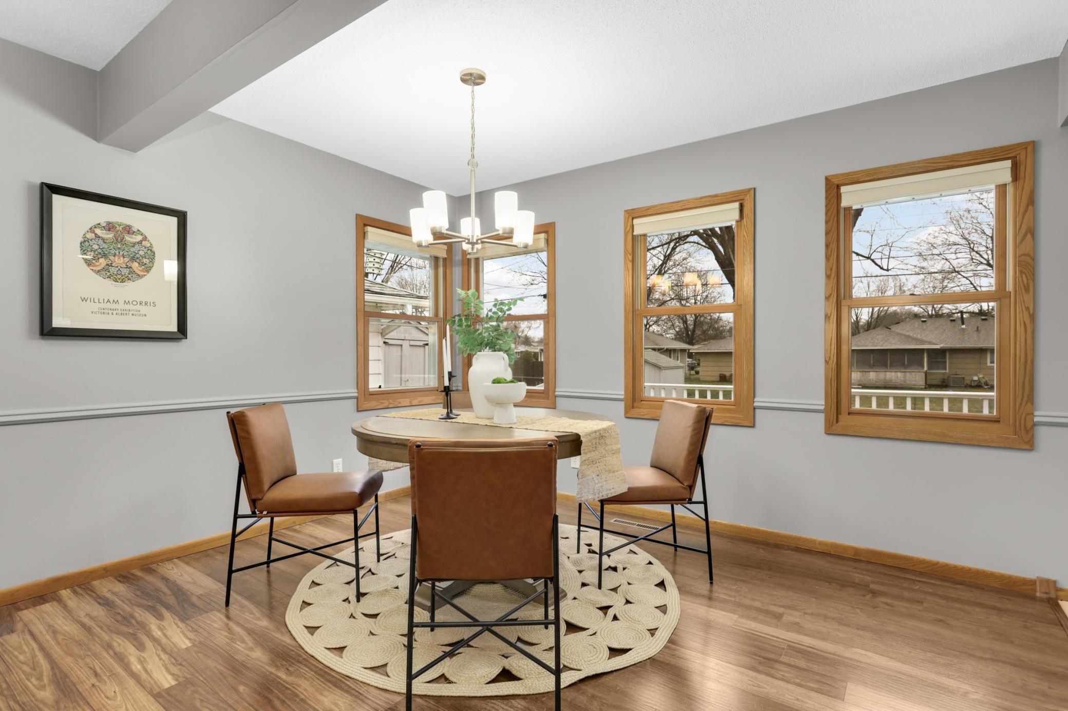 Functional informal dining area