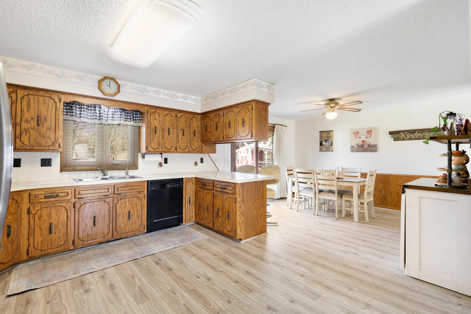 Spacious kitchen and dining area designed for real life—plenty of room to cook, connect, and enjoy meals together.