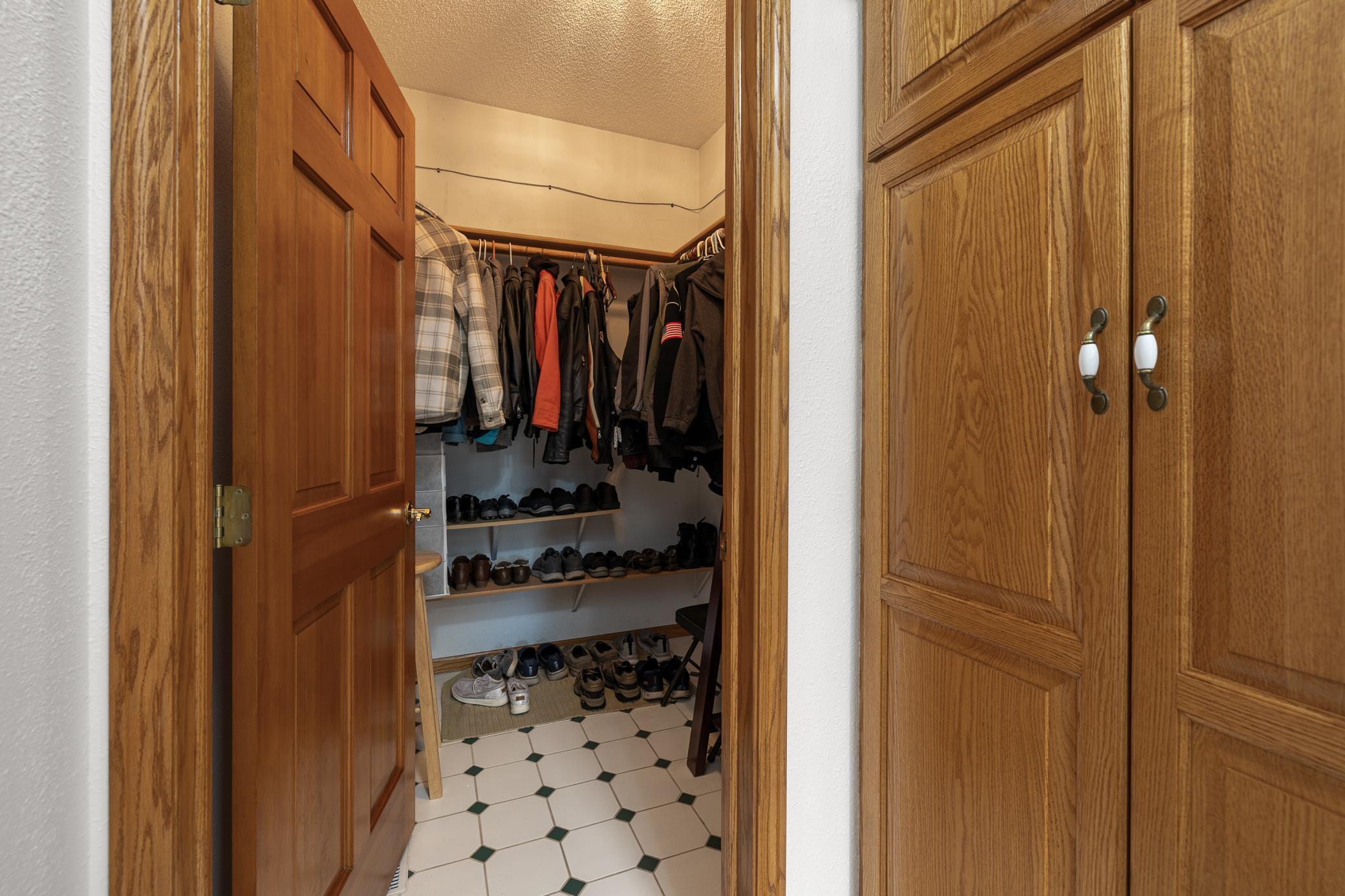 Walk-in Mud Room off of Garage