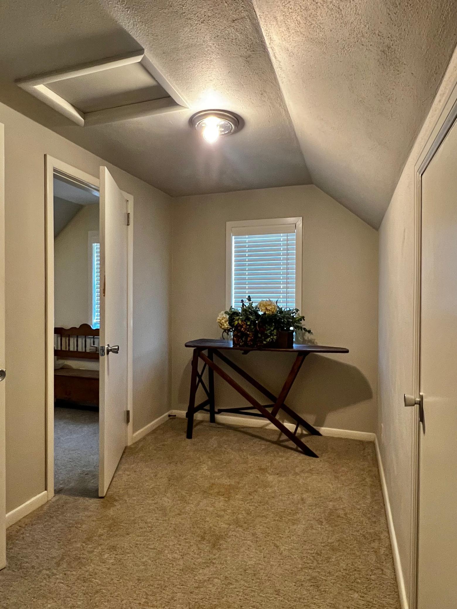 2nd floor Hallway and Storage Space in the Knee wall.