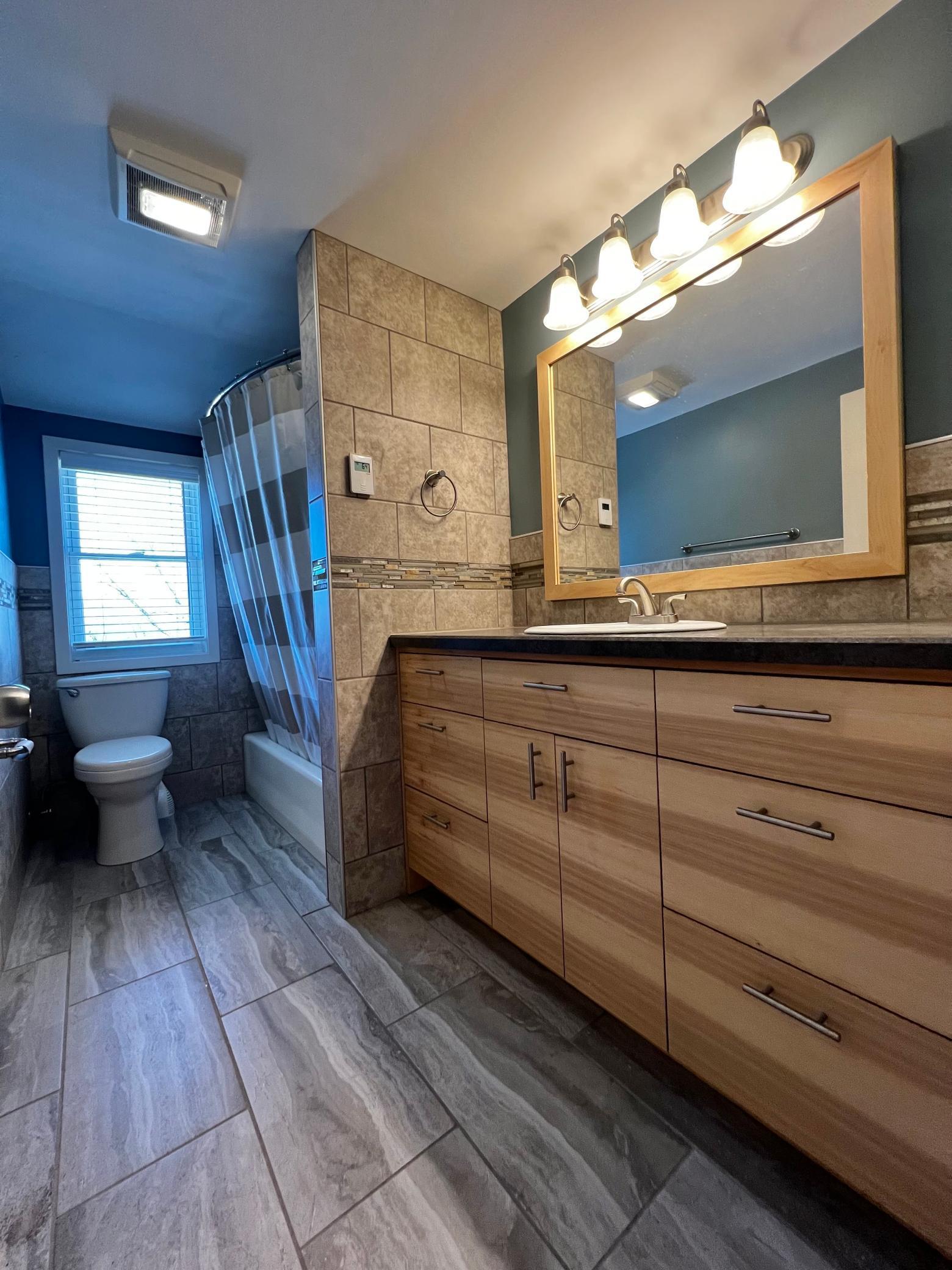 Full Bathroom, with In Floor Heat.