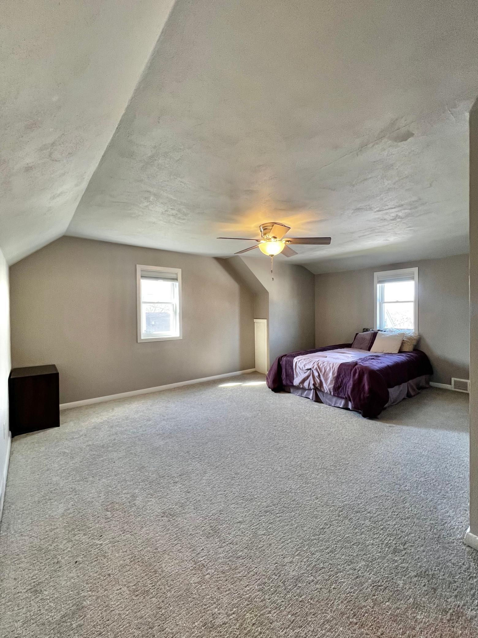 3rd Bedroom - has enough space for any furniture arrangement or can be used as additional living space.